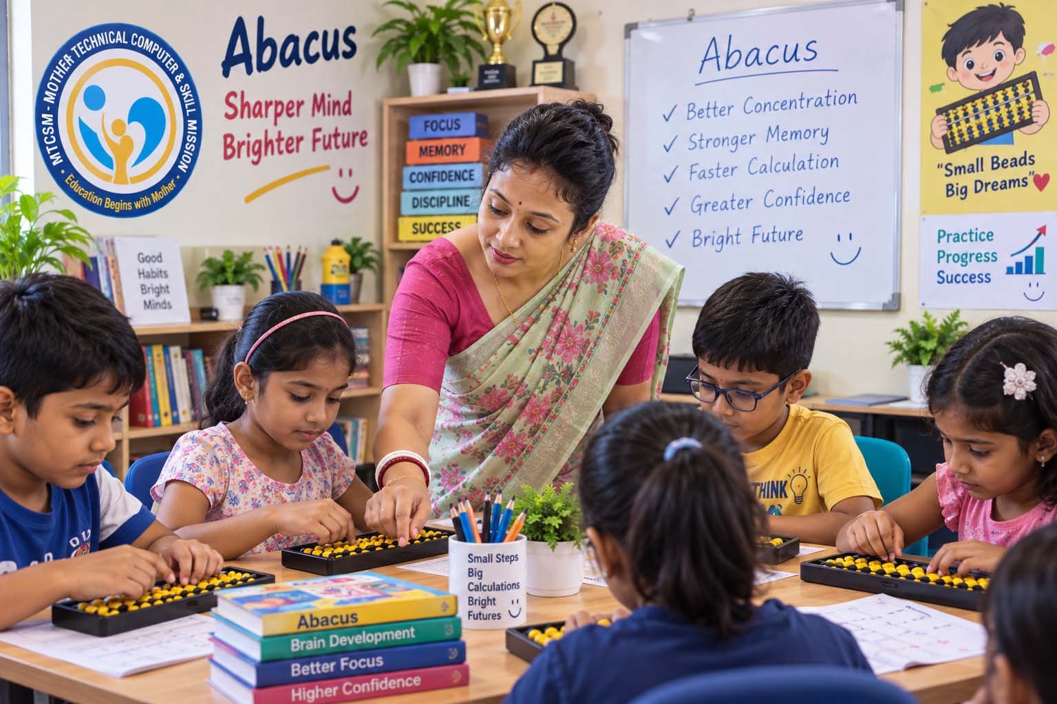 Abacus class in session